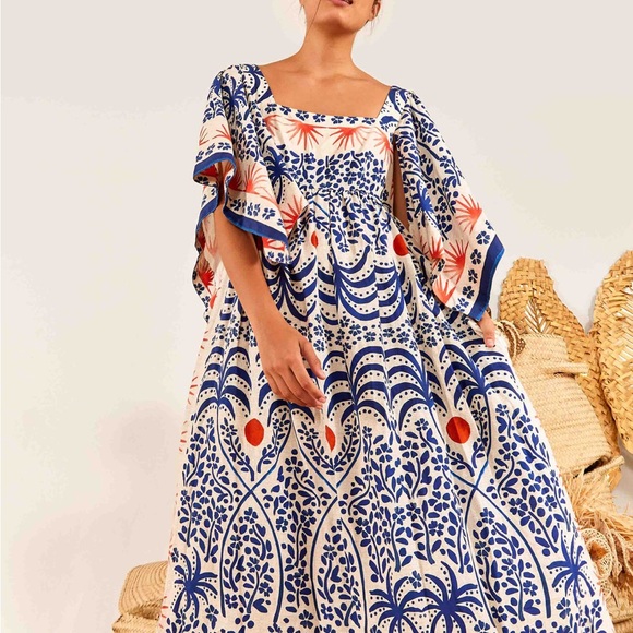 FARM Rio Afternoon Breeze midi dress - Picture 3 of 4